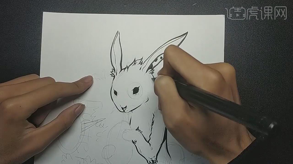妙趣横生！卡通小白兔简笔画的三大绘画技巧
