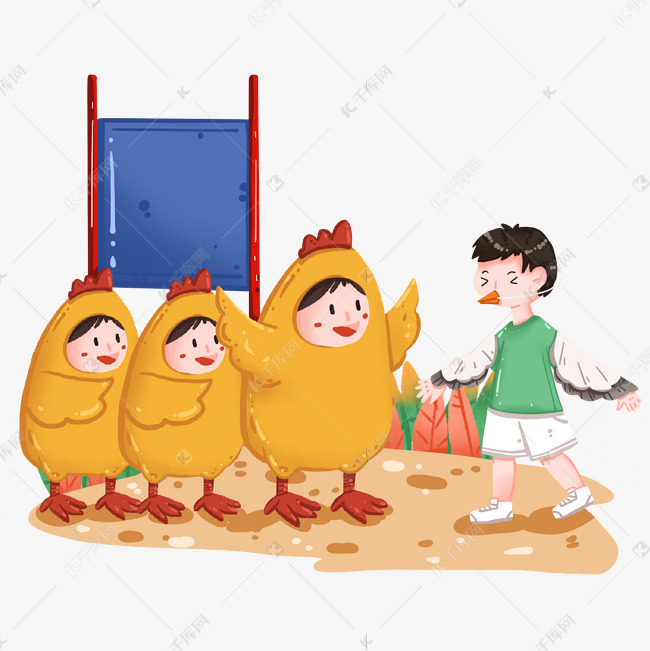 老鹰捉小鸡看图写话60-童年回忆：老鹰与小鸡的自由追逐，勾起内心深处的情感