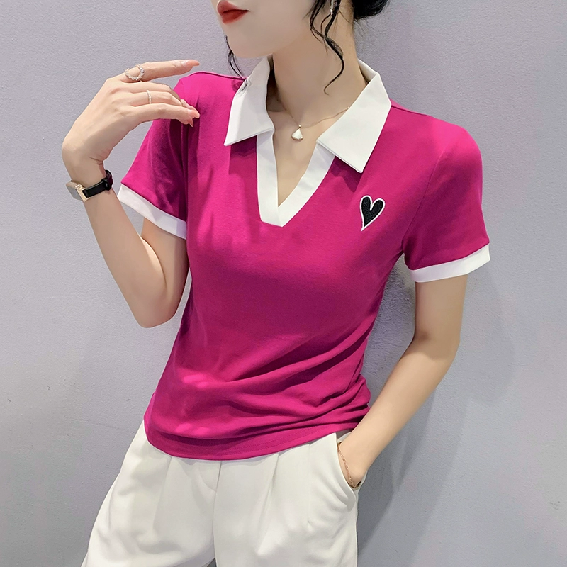 夏季女装新款时尚女装短袖_2024夏季新款女装短袖_夏装新款女装短袖