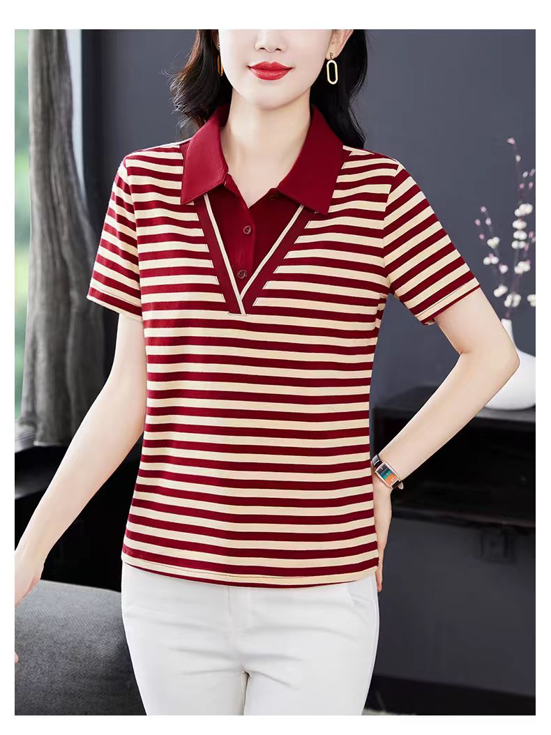 夏季女装新款时尚女装短袖_2024夏季新款女装短袖_夏装新款女装短袖