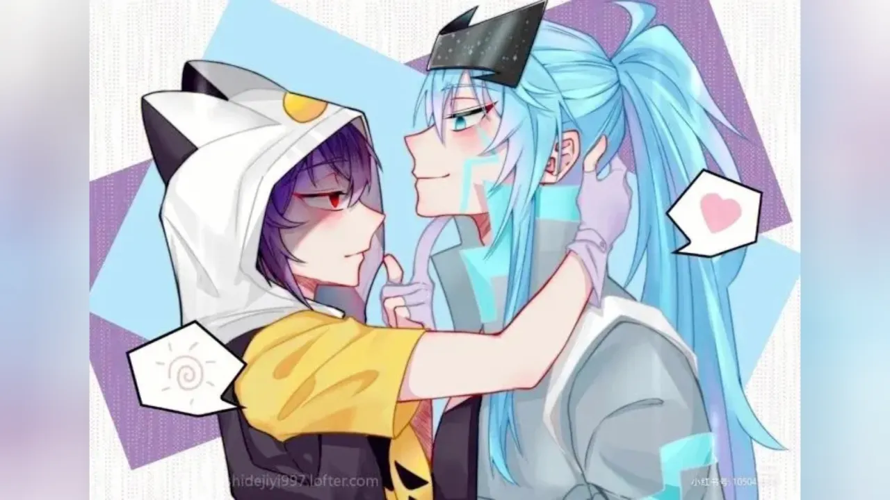 学画小心超人和伽罗_小心超人与伽罗新画风_小心超人与伽罗漫画亲吻