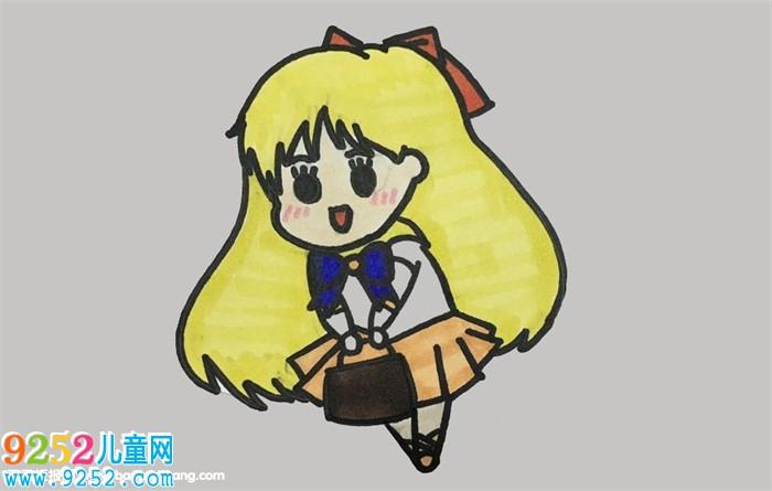 笔画人物头像_笔画人物漫画可爱简单又漂亮_漫画人物简笔画可爱