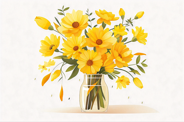 花瓶儿童画简笔画_别致的小花瓶儿童画_花瓶儿童绘画